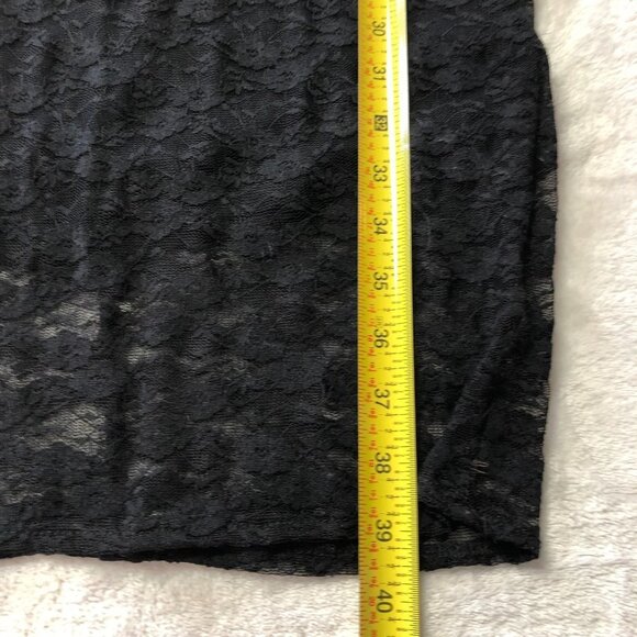 Guess Lace Little Black Party Cocktail Dress Size Small - Picture 13 of 13